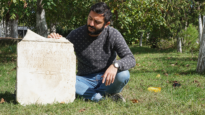 History revived by a tombstone